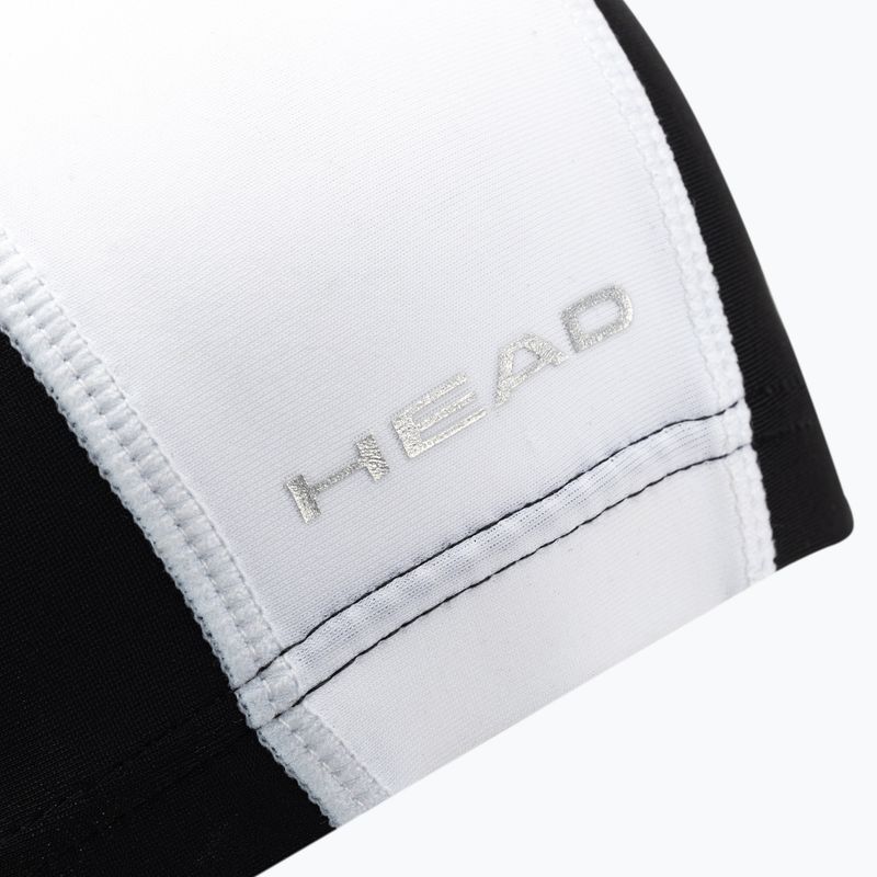Dětská plavecká čepice HEAD černobílá 4