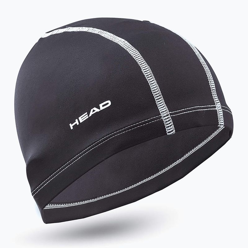 Dětská plavecká čepice HEAD černobílá 5
