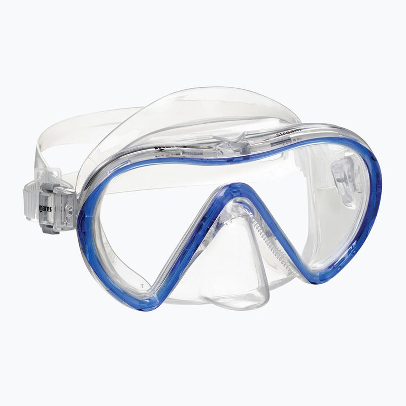 Šnorchlovací sada Mares Combo Stream královsky royal blue/clear 2