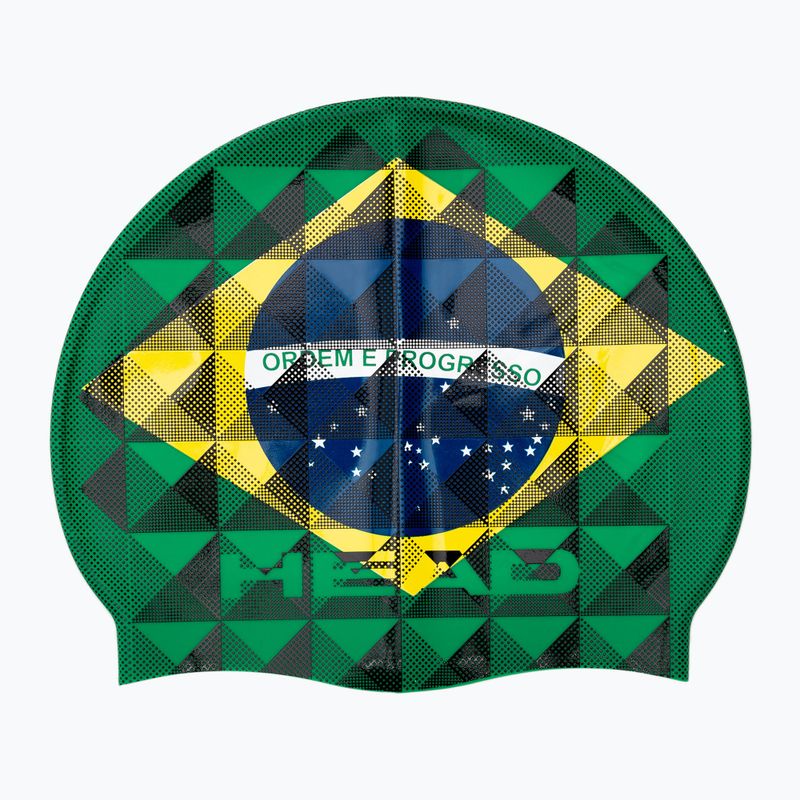 HEAD Flag Suede Rhoumb Green Plavecká čepice 455288