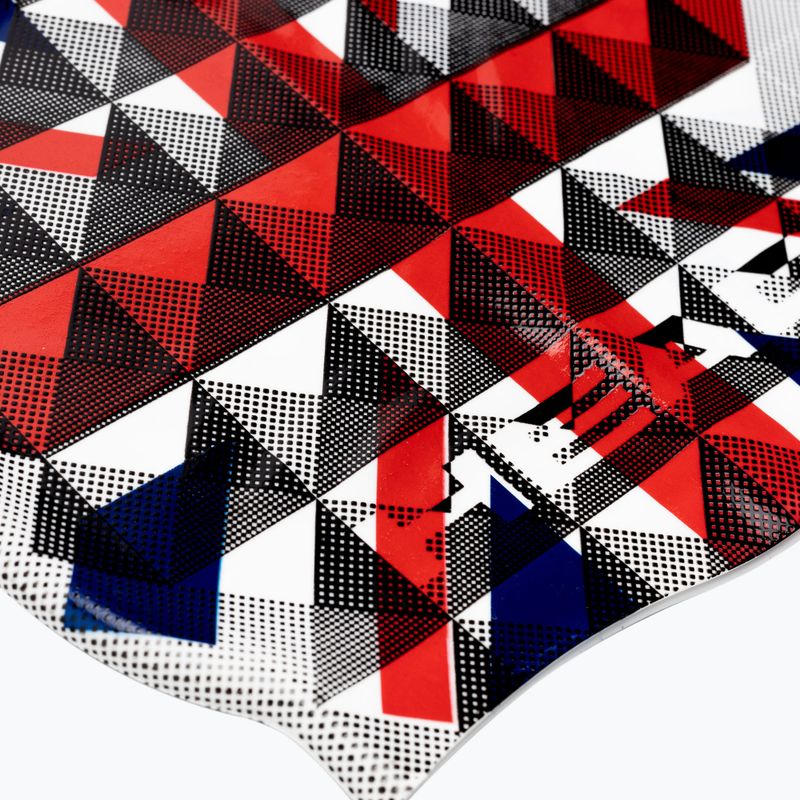 HEAD Flag Suede Rhoumb šedo-červená plavecká čepice 455288 2