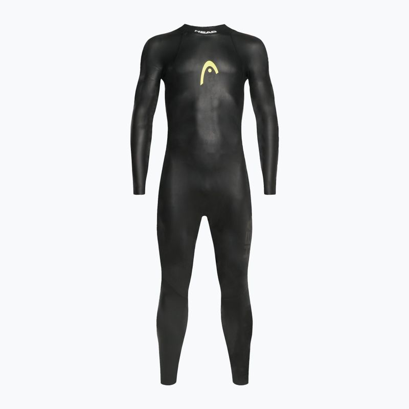 Pánský triatlonový neopren HEAD Ow Free 3.2 black/yellow 2