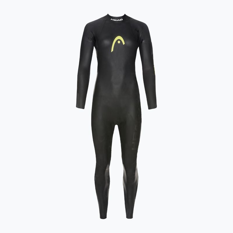 Dámský triatlonový neopren HEAD Ow Free 3.2 black/yellow 2