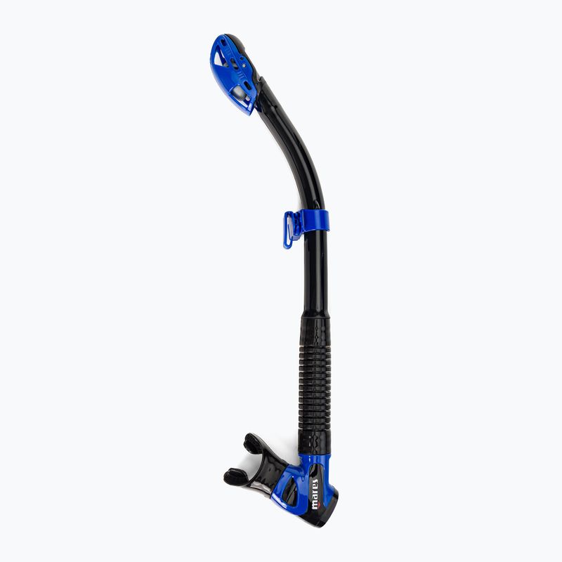 Šnorchl Mares Rebel Dry černý/modrý 411487