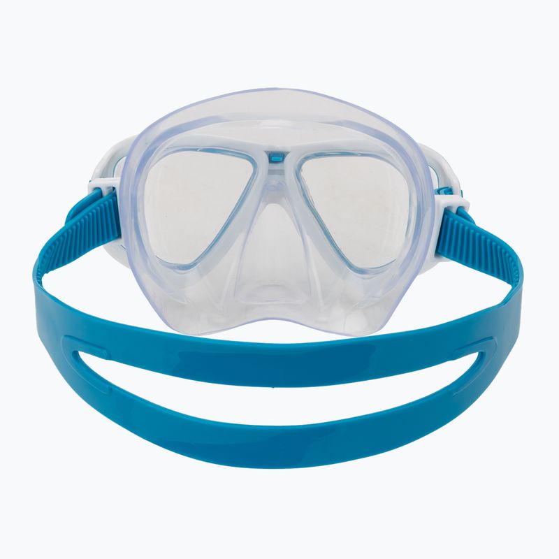 Potápěčská maska Mares Puffer aqua white/clear 4