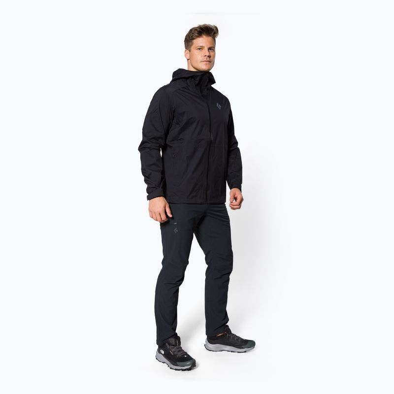 Pánská nepromokavá bunda Black Diamond Stormline Stretch černá APCDT0015XSM1 2