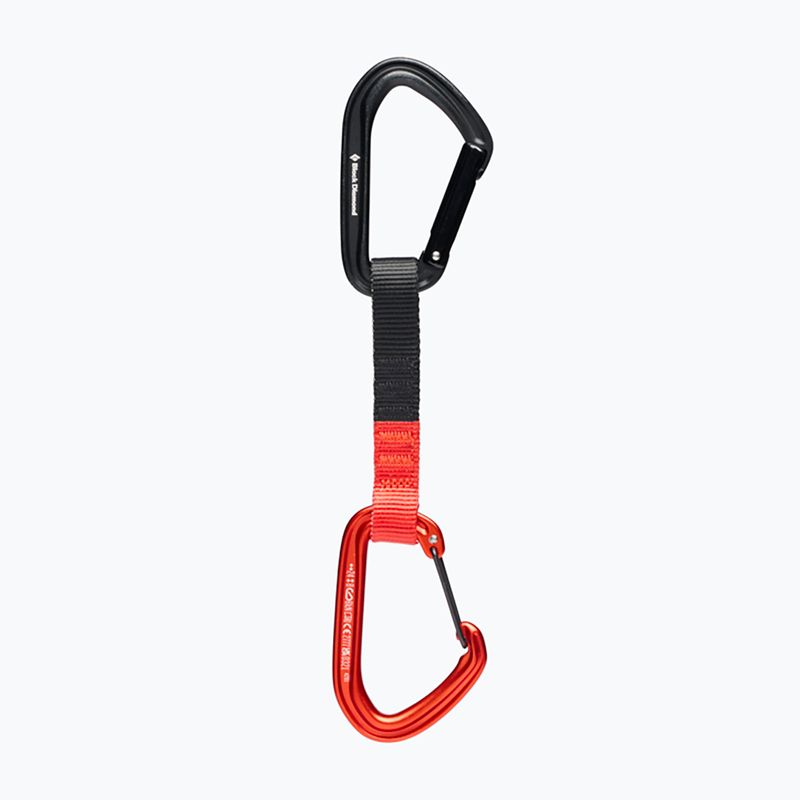 Lezecká expreska Black Diamond Hotforge Hybrid Quickdraw 12 cm octane