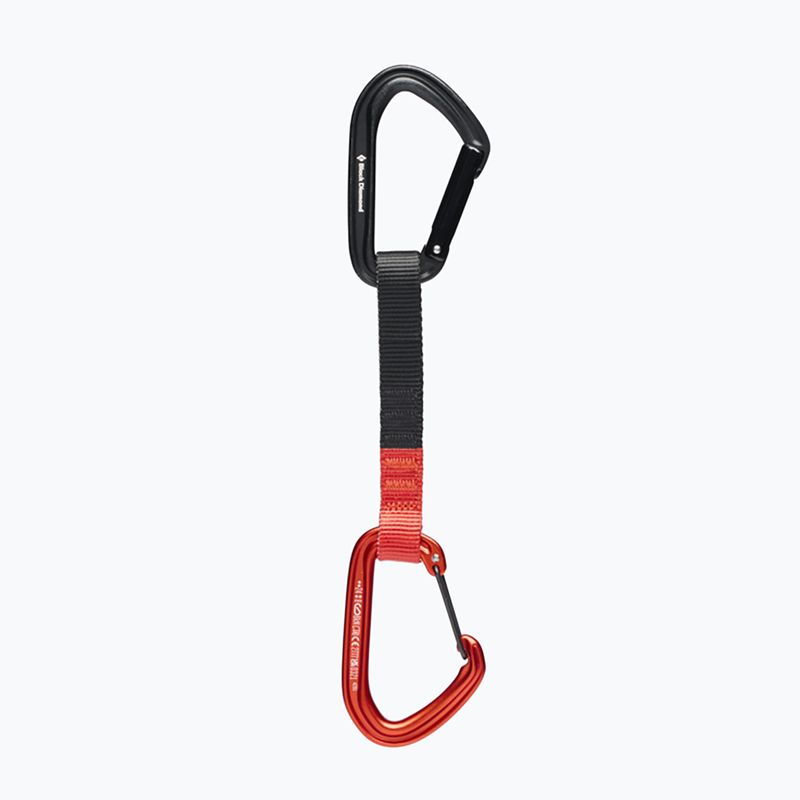 Lezecká expreska Black Diamond Hotforge Hybrid Quickdraw 16 cm octane