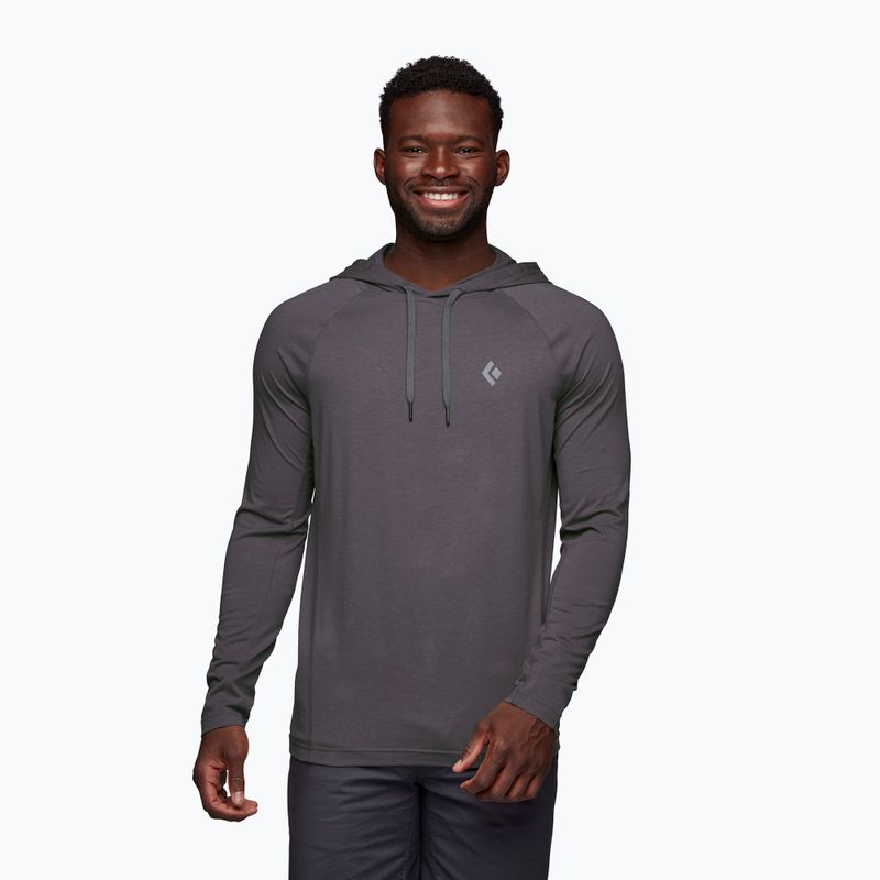 Pánská treková mikina Black Diamond Crag Hoody šedá AP7520000003LRG1