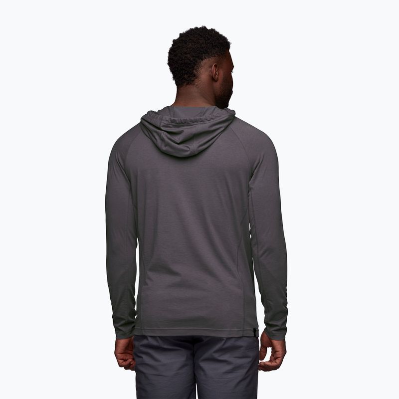 Pánská treková mikina Black Diamond Crag Hoody šedá AP7520000003LRG1 2