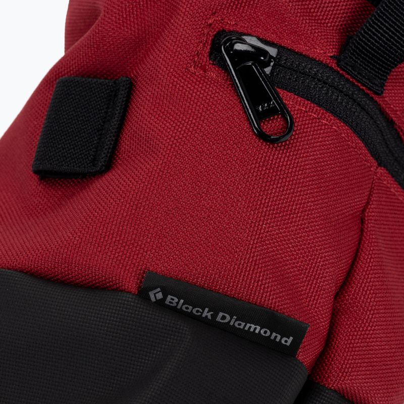 Pytlík na magnézium Black Diamond Mojo Zip bordový BD630155 4
