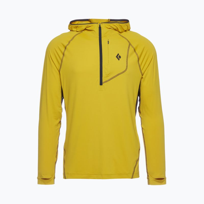 Pánská trekingová mikina Black Diamond Alpenglow Pro Hoody žlutá AP7520827006