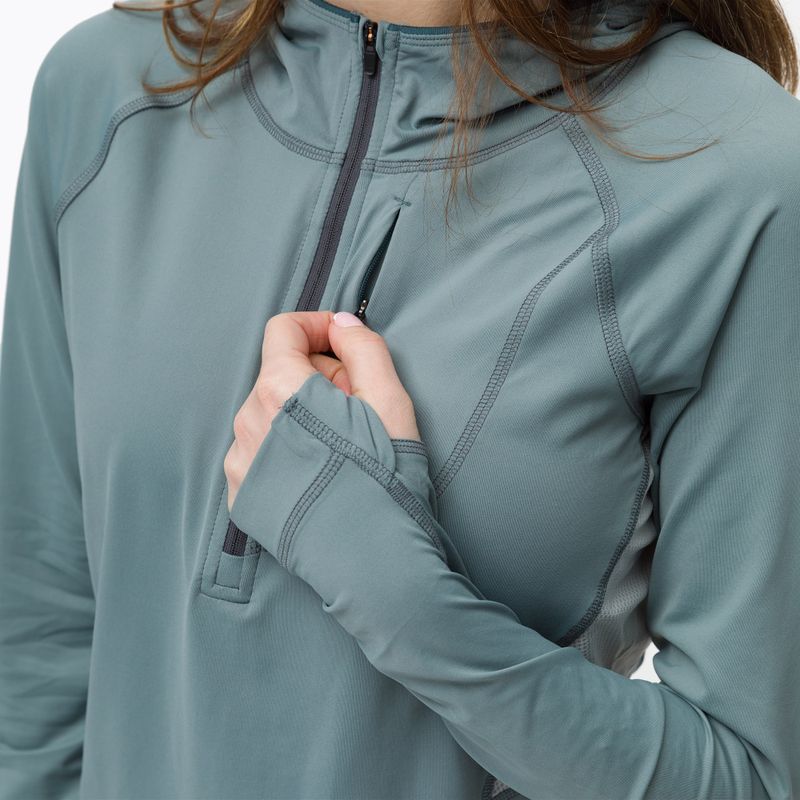 Dámská treková mikina Black Diamond Alpenglow Pro Hoody modrá AP7520854030XSM1 5