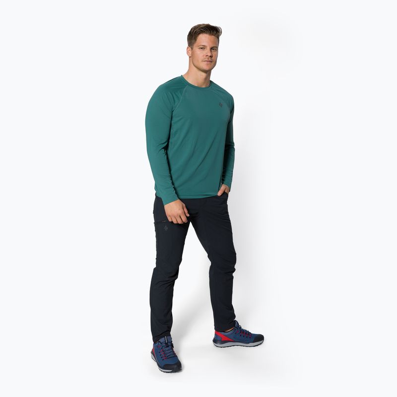 Pánské trekingové tričko Black Diamond Alpenglow Crew zelené AP7520923028SML1 2