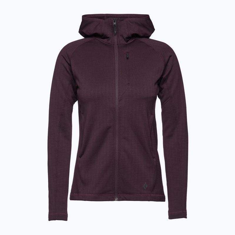 Dámská trekingová mikina Black Diamond Factor Hoody vínová AP7440806018 3