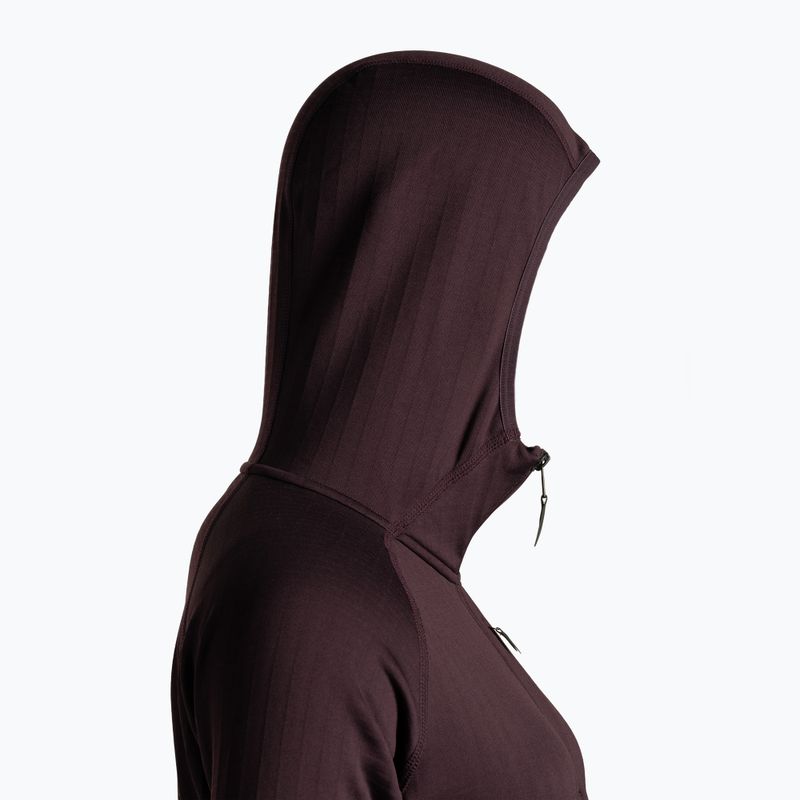 Dámská trekingová mikina Black Diamond Factor Hoody vínová AP7440806018 9