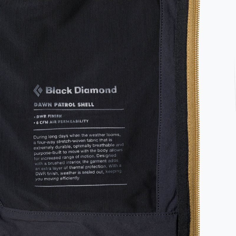 Pánská softshellová bunda Black Diamond Dawn Patrol žlutá APP1SD2007LRG1 4