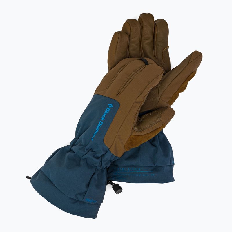 Skialpové rukavice Black Diamond Glissade modro-hnědé BD8018914022LG_1 2