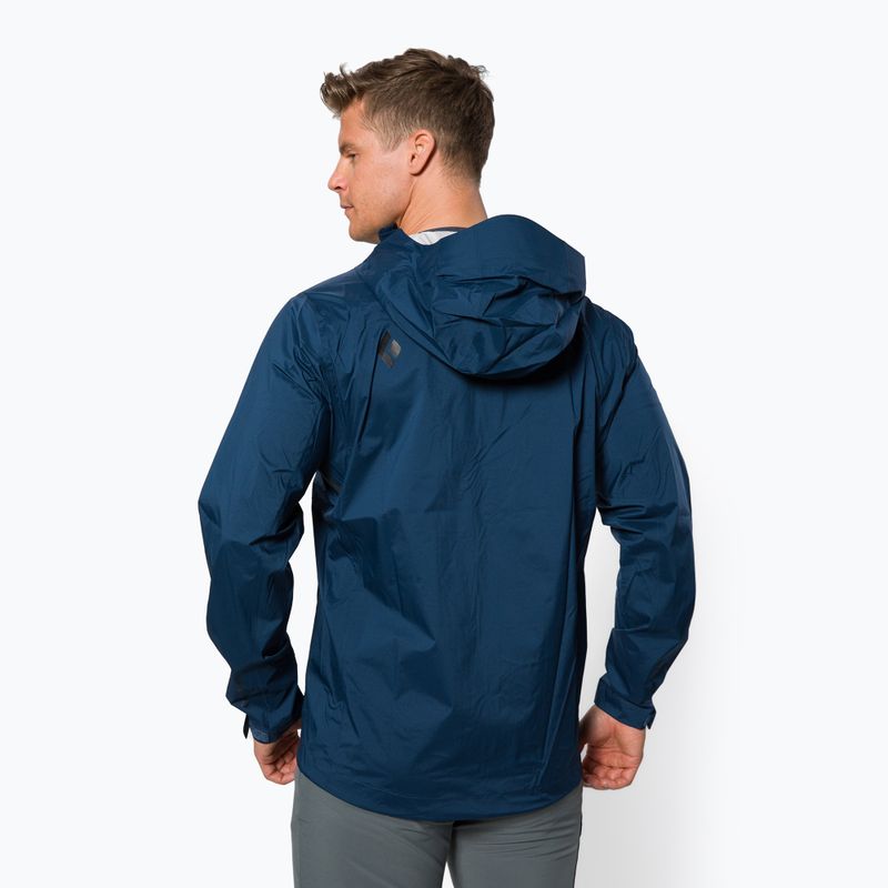Pánská nepromokavá bunda Black Diamond Stormline Stretch tmavě modrá APCDT04013SML1 3