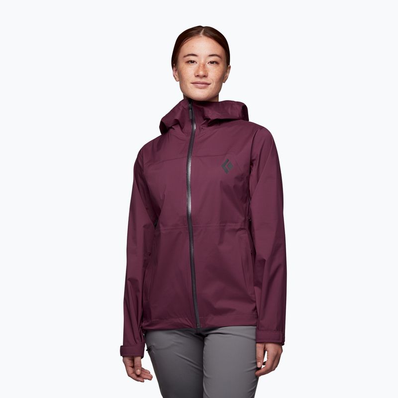 Black Diamond dámská bunda do deště Stormline Stretch fialová APM6975016XXS1 2