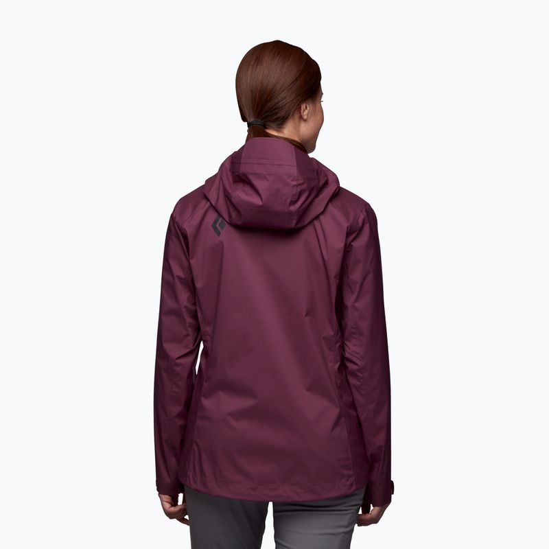 Black Diamond dámská bunda do deště Stormline Stretch fialová APM6975016XXS1 3