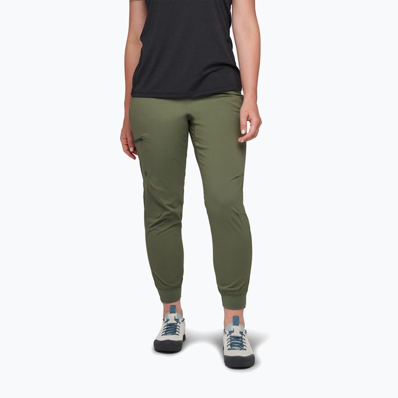 Dámské lezecké kalhoty Black Diamond Technician Jogger zelené AP750135