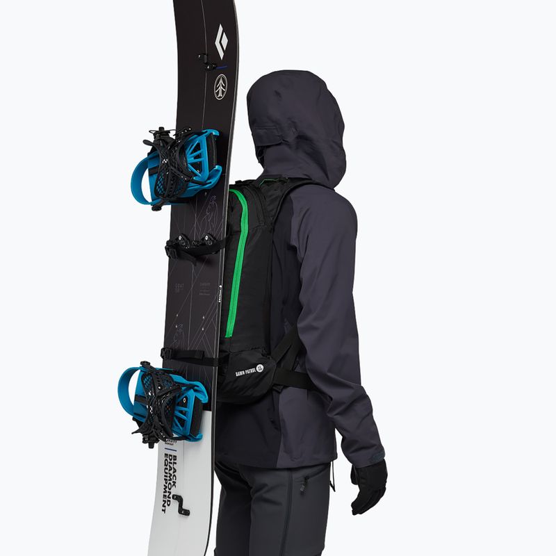 Black Diamond Dawn Patrol 15 černý batoh pro parašutisty 10