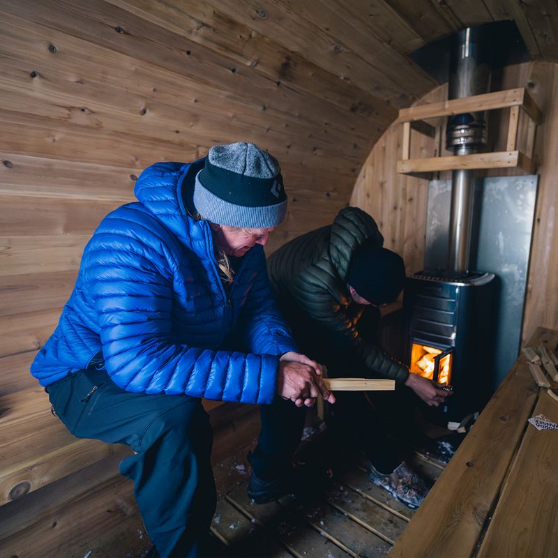 Pánská péřová bunda Black Diamond Approach Down Hoody drifter blue 10