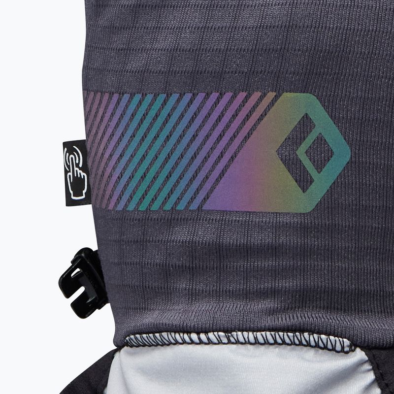 Trekingové rukavice Black Diamond Gridtech Storm Hood carbon/glacier 7