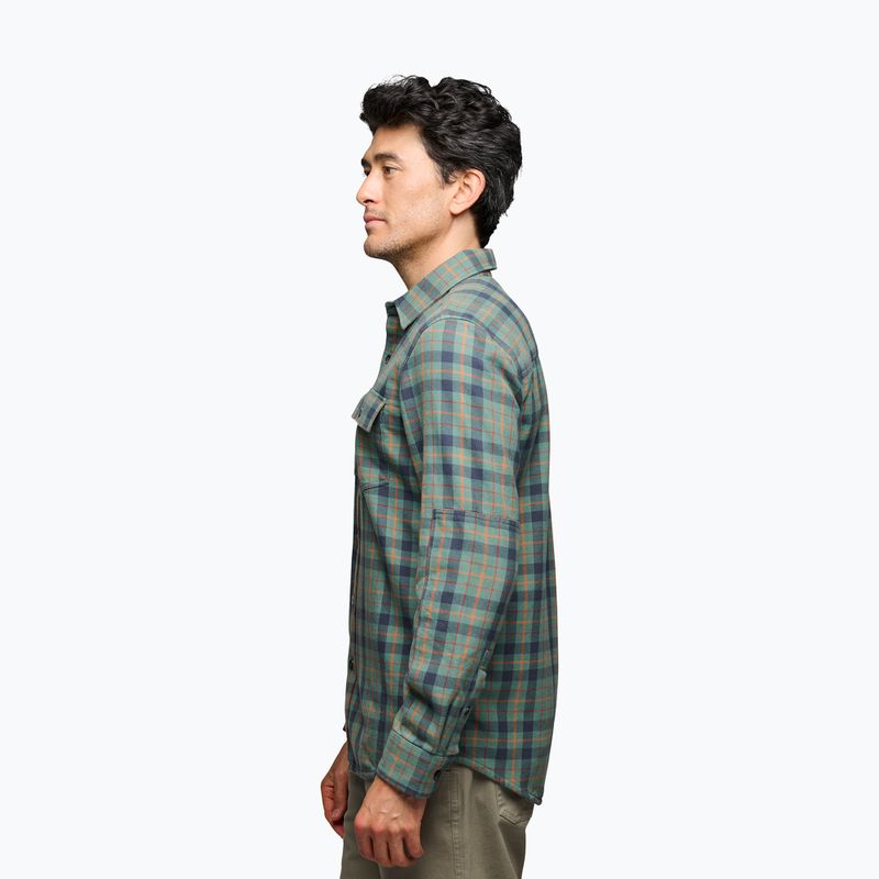Pánská košile Black Diamond Project Twill laurel green/charcoal 3