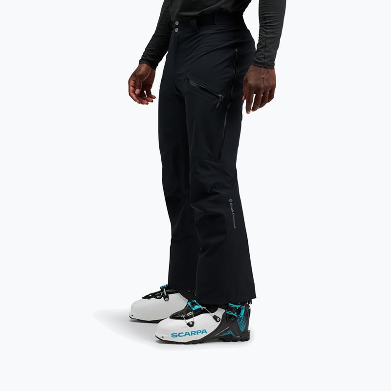 Pánské lyžařské kalhoty Black Diamond Recon Insulated black 3