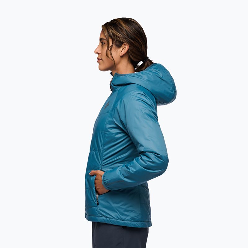 Dámská zateplená bunda Black Diamond Solution 2.0 Hoody creek blue 2