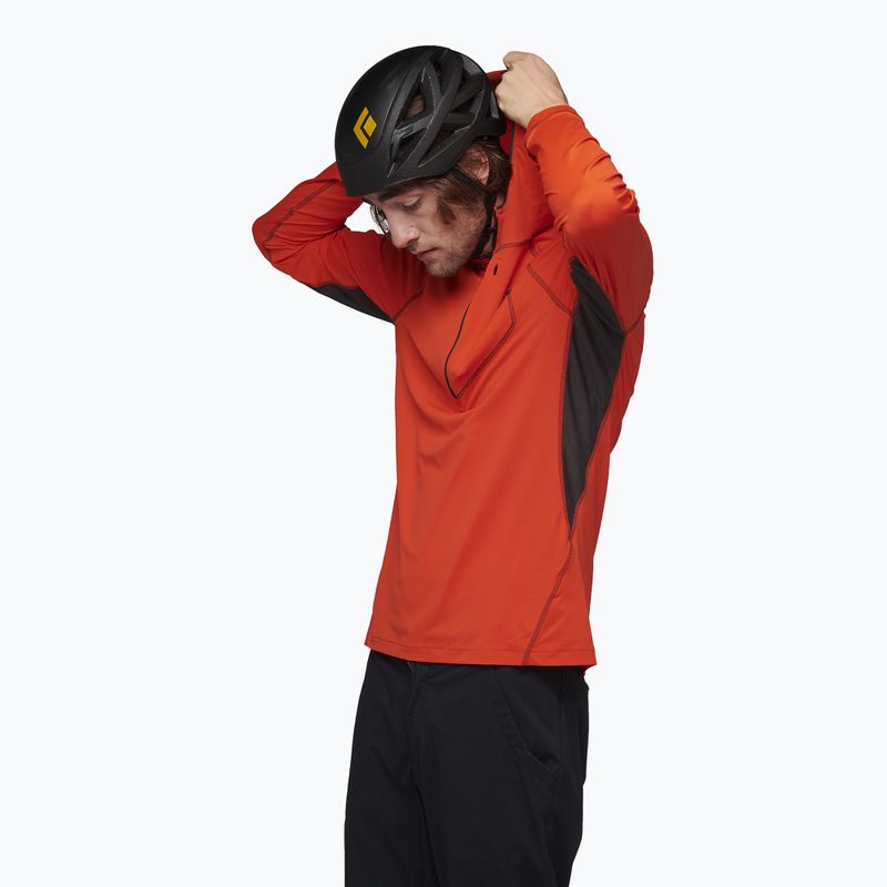 Pánská trekingová mikina Black Diamond Alpenglow Pro Hoody acetate 3