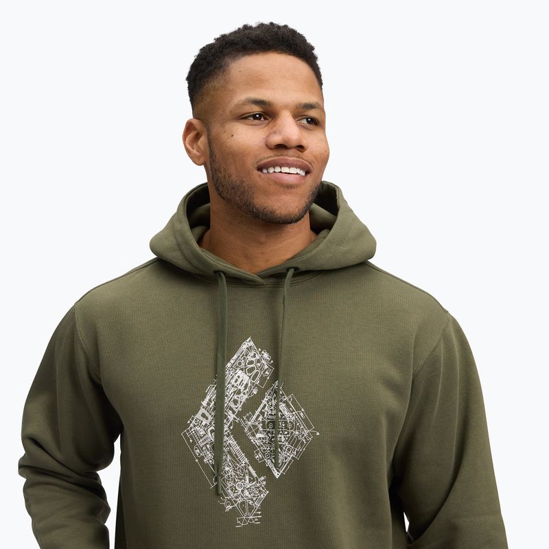 Pánská mikina Black Diamond Engineered Diamond Po Hoody tundra 4