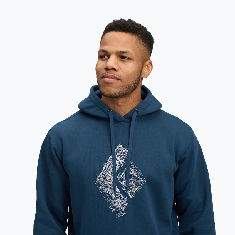 Pánská mikina Black Diamond Engineered Diamond Po Hoody indigo 4