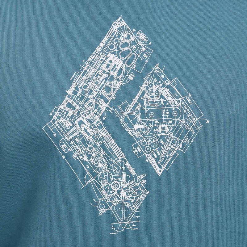 Pánská mikina Black Diamond Engineered Diamond Po Hoody creek blue 5