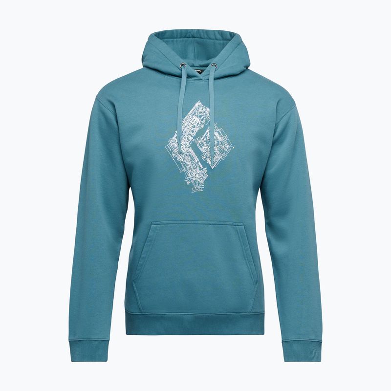 Pánská mikina Black Diamond Engineered Diamond Po Hoody creek blue 6
