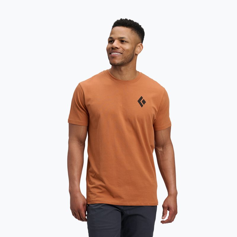 Pánské tričko Black Diamond Equipmnt For Alpinist SS Tee moab brown