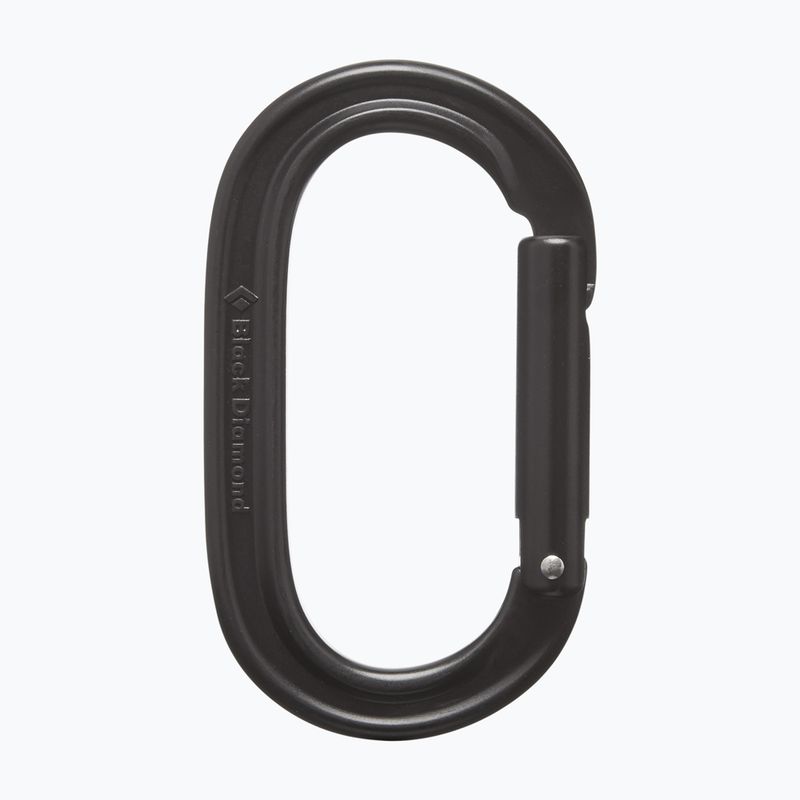 Lezecká karabina Black Dimaond Oval Keylock black