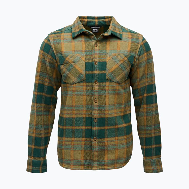 Pánská košile Black Diamond Project Heavy Flannel deep woods/laurel green plaid 3