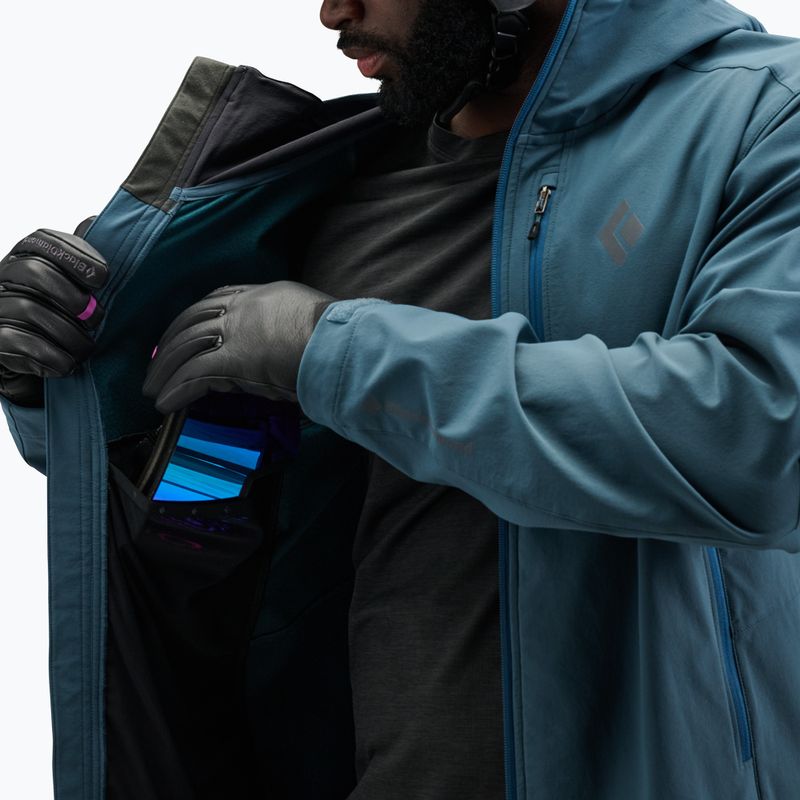 Pánská softshellová bunda Black Diamond Dawn Patrol midnight blue 9