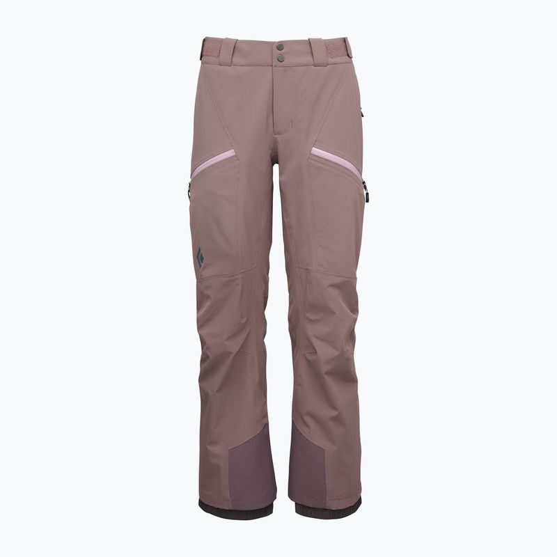 Pánské lyžařské kalhoty Black Diamond Recon Insulated dark mauve 3