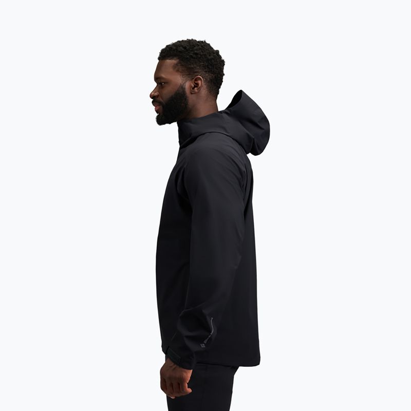 Pánská nepromokavá bunda Black Diamond Strataline Stretch Shell black 2