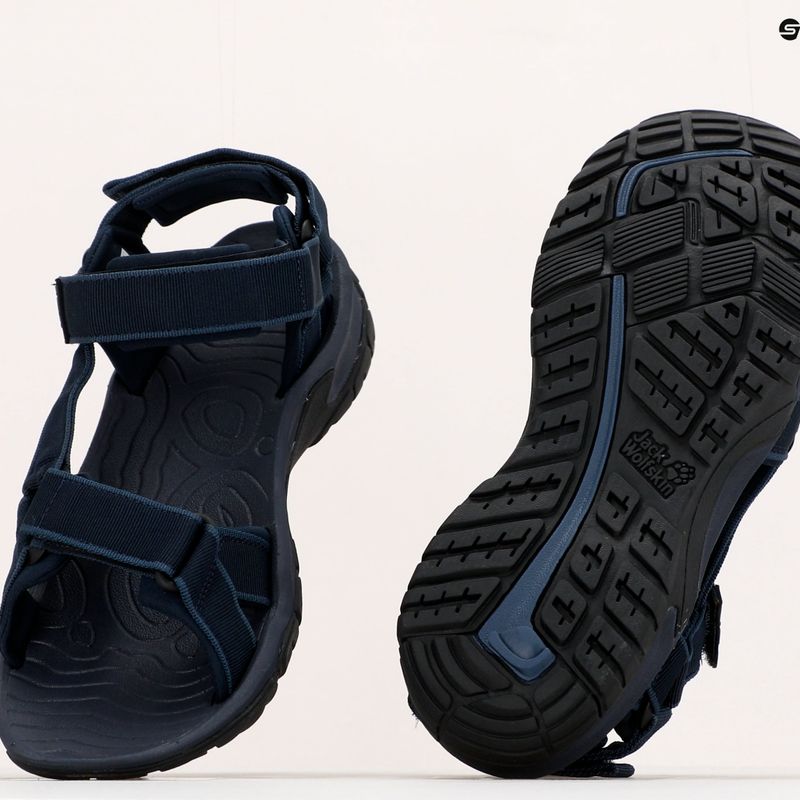 Pánské turistické sandály Jack Wolfskin Lakewood Ride tmavě modré 4019021 11