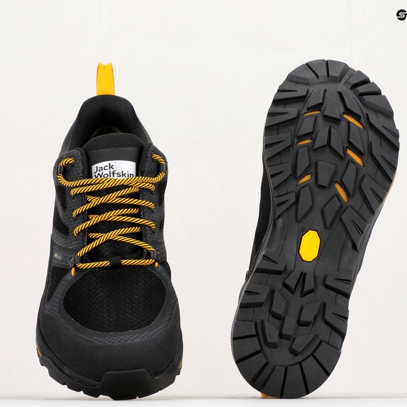 Pánské trekingové boty Jack Wolfskin Force Striker Texapore Low černé 4038843 12