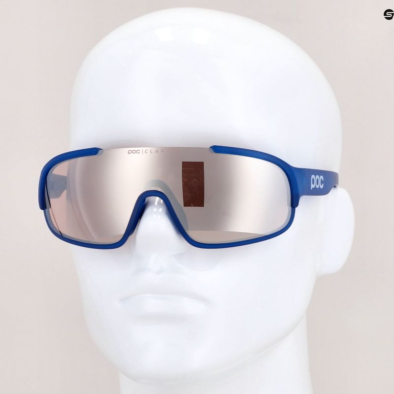 Brýle na kolo POC Crave opal blue translucent/clarity trail silver 9