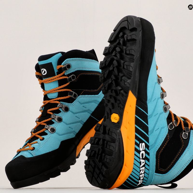 Dámské trekové boty SCARPA Mescalito TRK GTX tyrkysově černé 61050 11