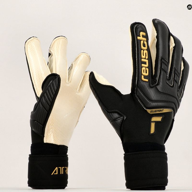 Reusch Attrakt Gold X GluePrint brankářské rukavice černé 5270975 8