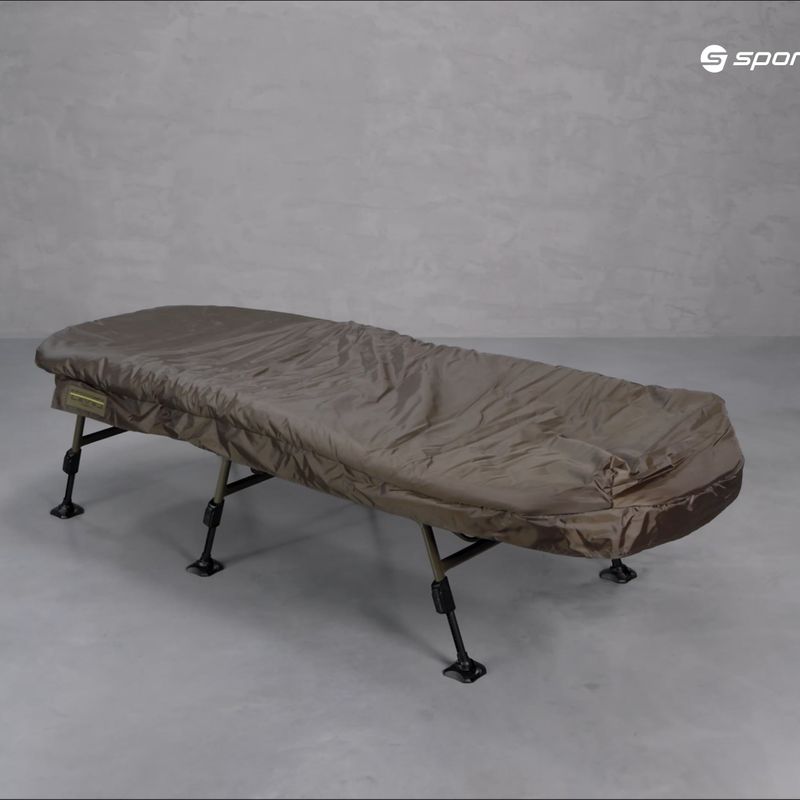 Kaprařská postel Avid Carp Benchmark Leveltech System hnědá A0440019 8