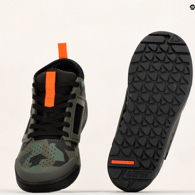 Leatt 3.0 Flat pánská cyklistická obuv na platformě zelená/černá 3023048655 16